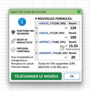 Calculateur de TVA Excel
