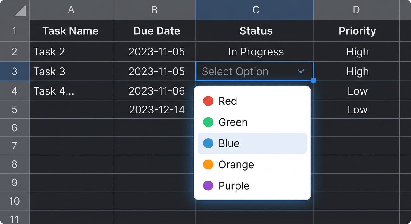 Comment créer une liste déroulante Excel avec couleur
